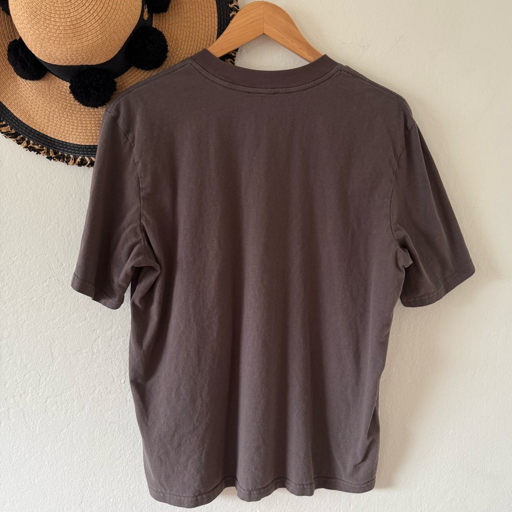 NAADAM Gray Short Sleeve Oversized Boxy Graphic Tee Painted Octopus Size Medium - Picture 5 of 12